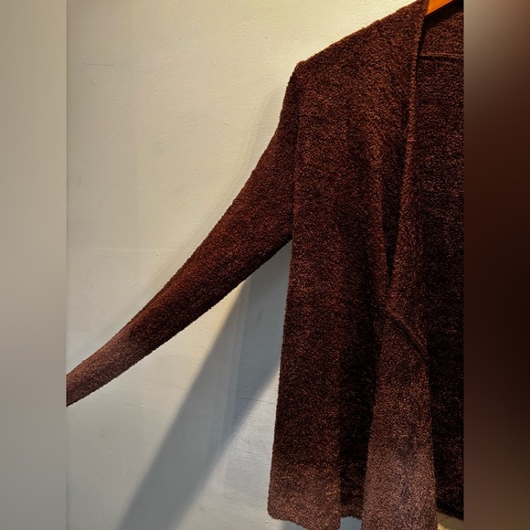 Barefoot Dreams Brown Cardigan Sweater S/M cozy soft comfortable loungewear fall - Picture 2 of 10
